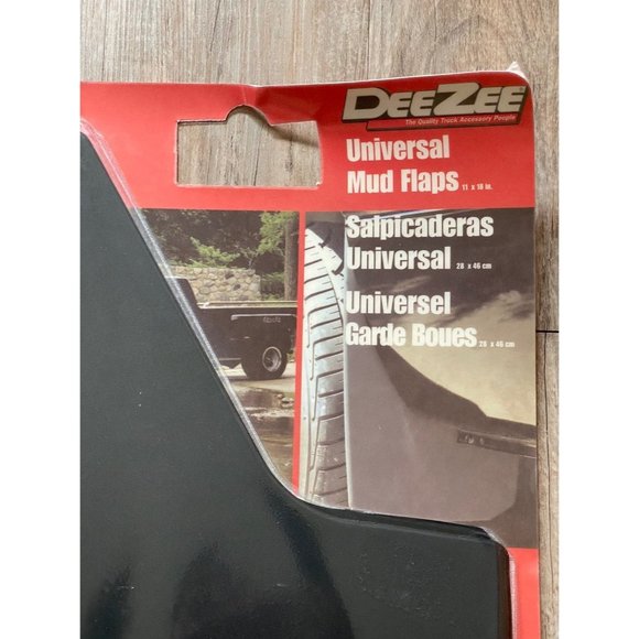 Dee Zee Rear Mud Flaps 11 x 18" Black - Picture 7 of 11